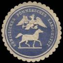 Siegelmarke Königliches Pommersches Landgestüt W0213940